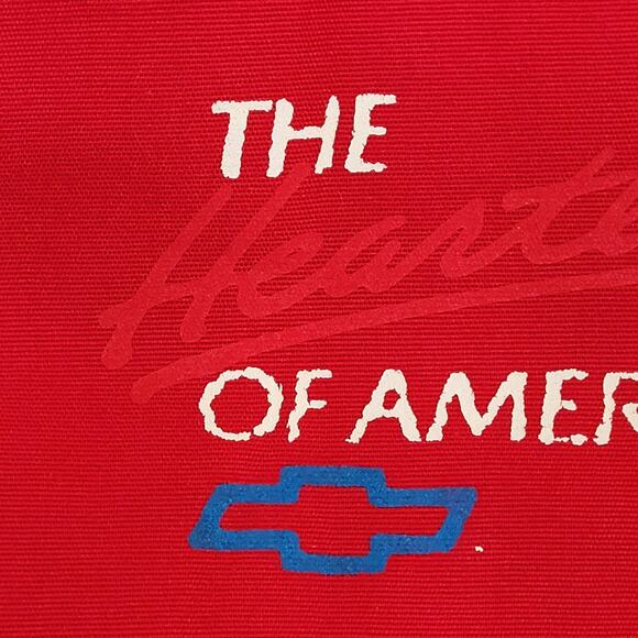 Vintage 80s Chevy Truck Jacket XL 23x25 Red - Picture 10 of 16